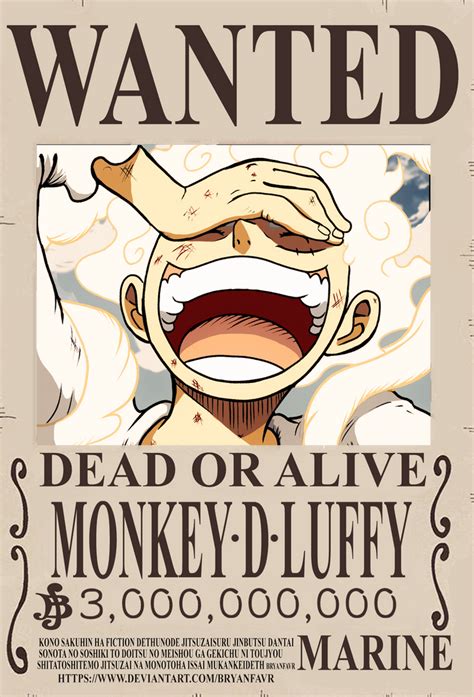 monkey d luffy bounty